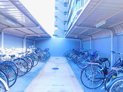 その他共用部 現地駐輪場写真(区画指定無し)