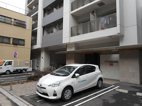 その他共用部 1Fはエントランスと駐輪場です