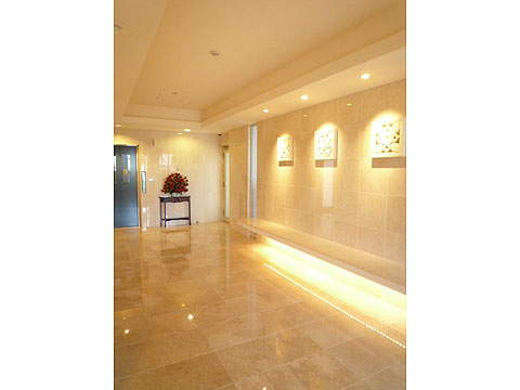 その他共用部　共用部・エントランスホール内（大理石調で高級感