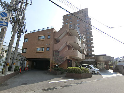 現地外観写真 マンション1階部分の一部は駐車場となっておりま