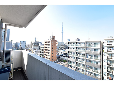 現地土地写真　バルコニーからの眺望