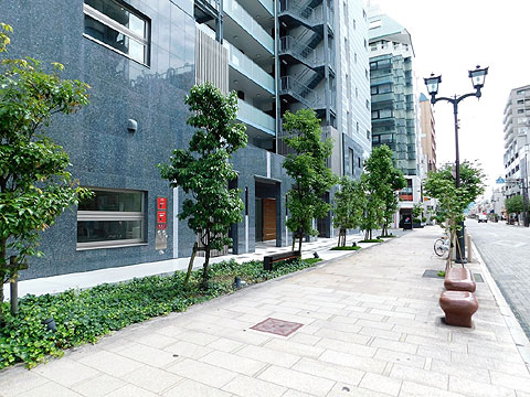 その他共用部 前面歩道の様子