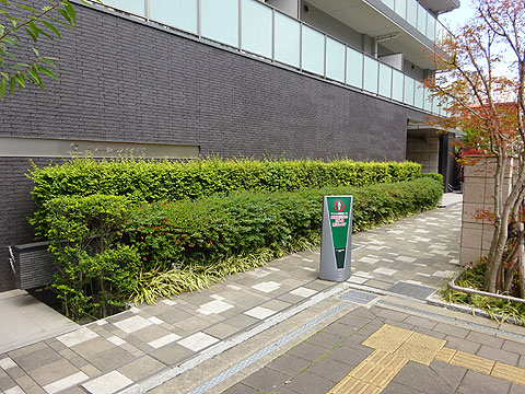 エントランス 植栽豊かなエントランス