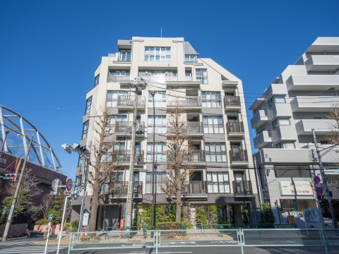 現地外観写真　外観と前面歩道