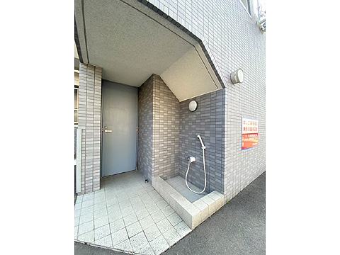 ロビー ペット足洗い場