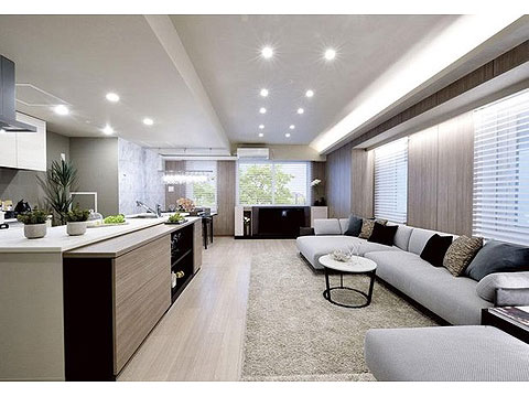 その他共用部　リビング完成予想図