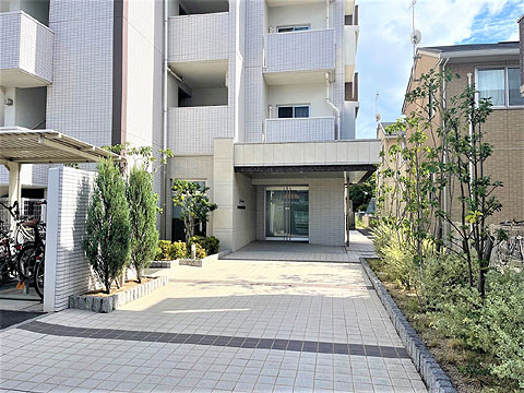 現地土地写真　アプローチ