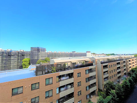 現地土地写真 6階からの眺望(東側)