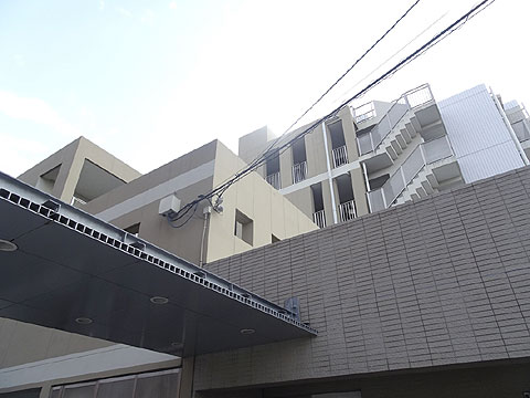 現地外観写真　現地建物裏から撮影