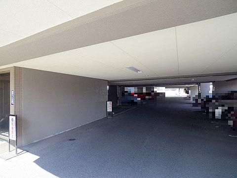 駐車場　駐車場　モザイク