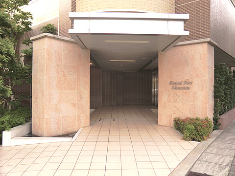 エントランス 天然石を採用したエントランス