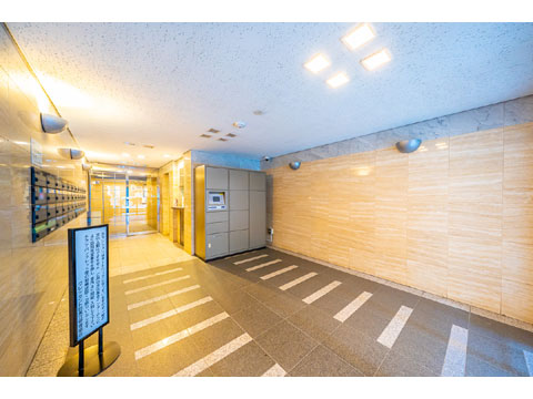 エントランス　不在時に便利な宅配ボックス