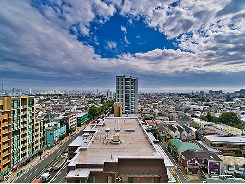 その他共用部　10階南向き住戸からの眺望