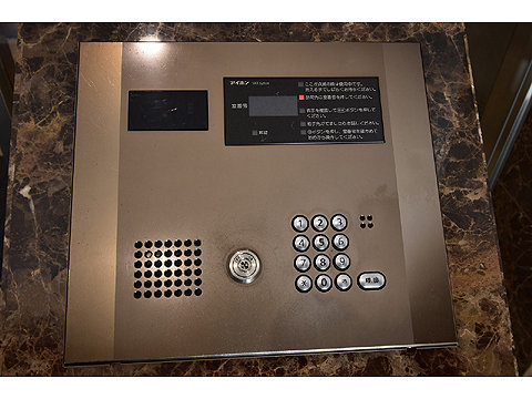 エントランス テレビモニター付インターホン オートロック