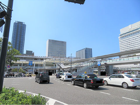 現地土地写真 再開発進む広島駅北口