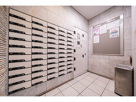 その他共用部 共用部には不在時にも荷物を受け取ることができる