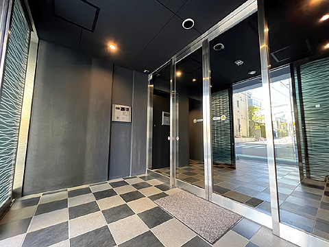 エントランス オートロック、TVモニター付インターホンのため