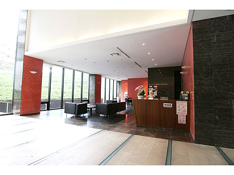 ロビー ロビーでは管理人さんがフロント対応をしていただけます