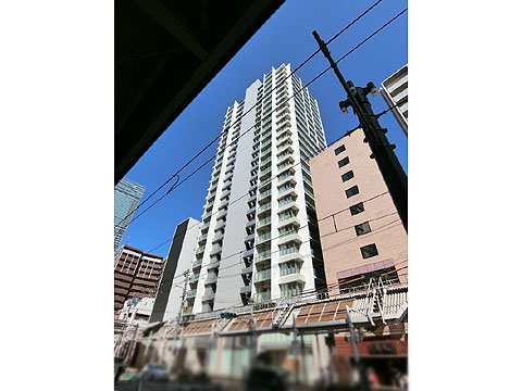 現地外観写真 プラウドタワー阿倍野②