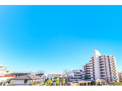 現地土地写真　東側バルコニーからの眺望