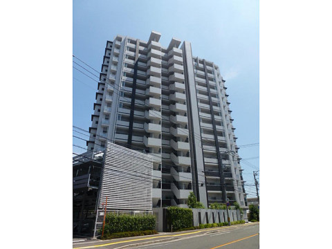 現地外観写真 開放廊下側建物外観