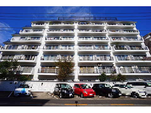 現地外観写真　南と西の公道に面した角地に立地。３路線３駅アク