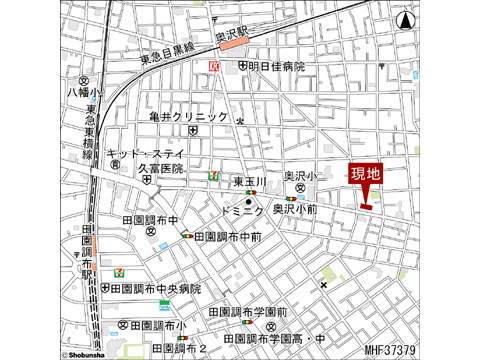 現地土地写真　地図