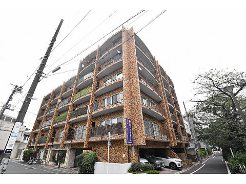 現地外観写真　外壁タイル張り