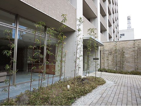 その他共用部 アプローチ和風ティスト