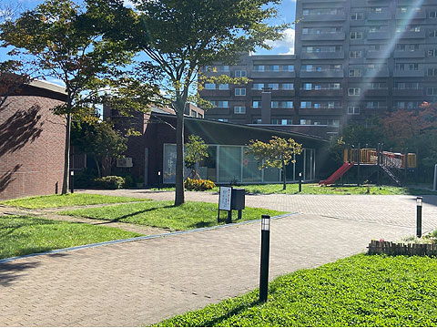 現地土地写真　コミュニティガーデン