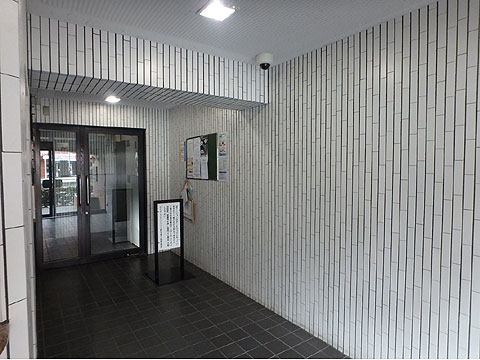 ロビー 防犯設備の整ったエントランス