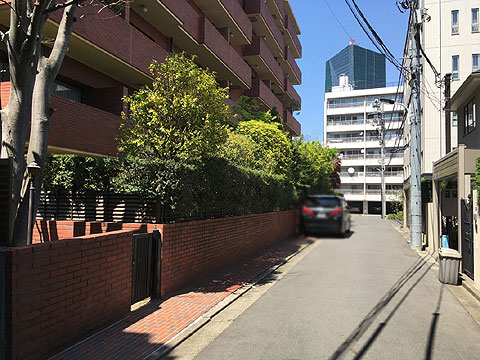 現地外観写真 側道奥からの外観1