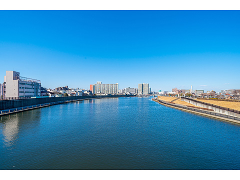 現地土地写真　隅田川