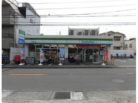 現地土地写真　ファミリーマート日吉蟹ヶ谷店（徒歩１分・約３０
