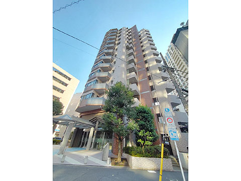 現地外観写真 1998年3月築 総戸数49戸 地上14階建