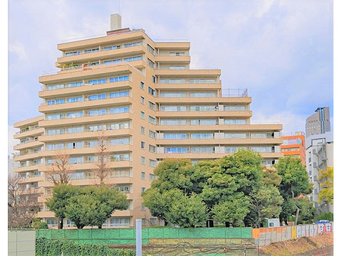 現地外観写真 鉄骨鉄筋コンクリート造地下1階付13階建て