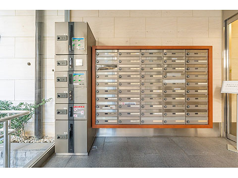 エントランス メールボックス、宅配ボックス