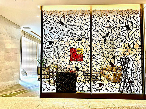 ロビー 華やかなマンションロビー