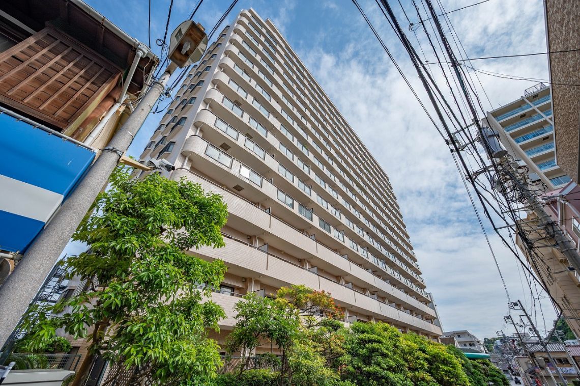 ライオンズタワー片瀬江ノ島現地外観写真