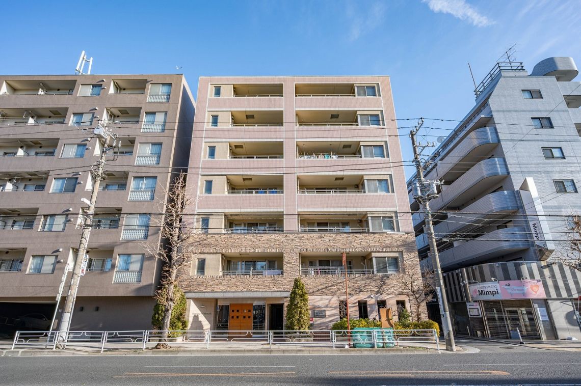 ライオンズグローベル本牧現地外観写真