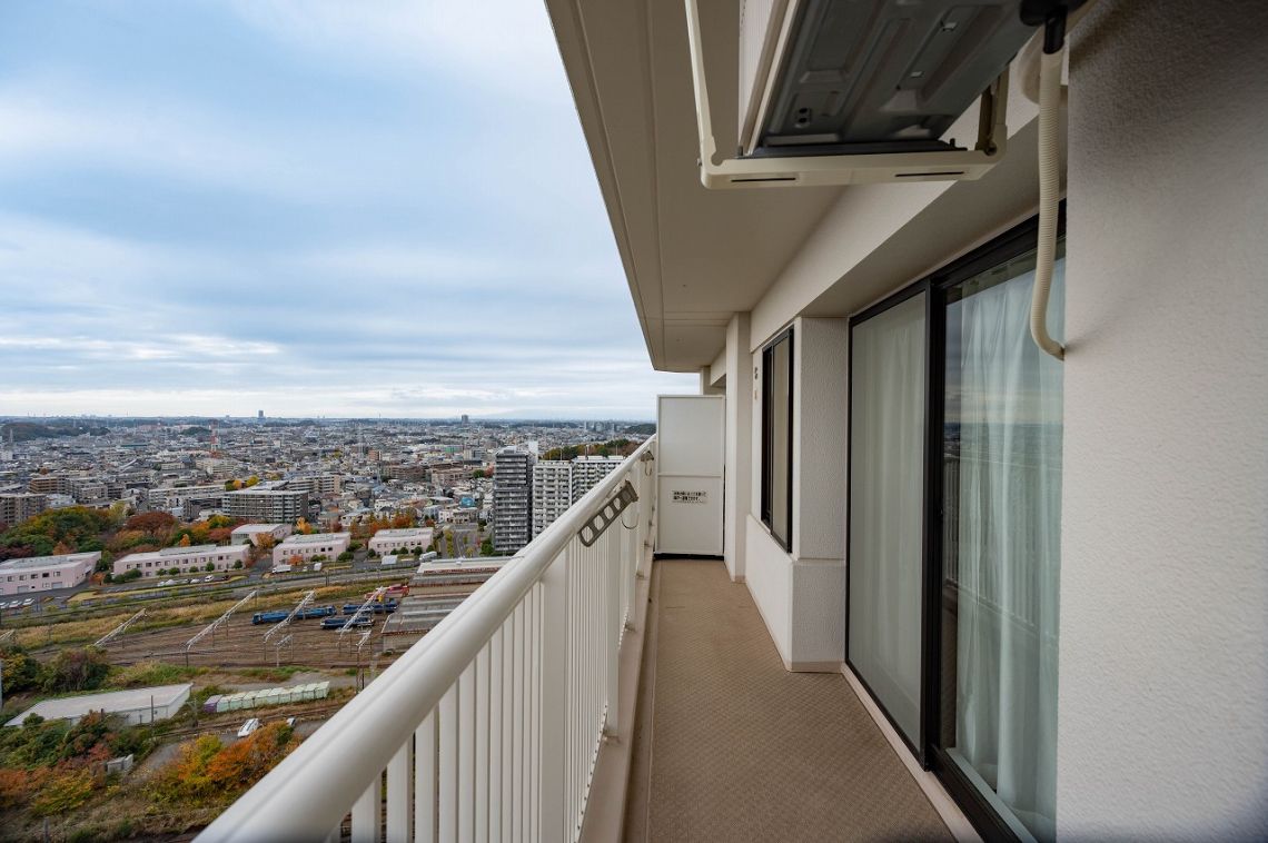 パークシティ新川崎・西三番街Ｄ棟バルコニー