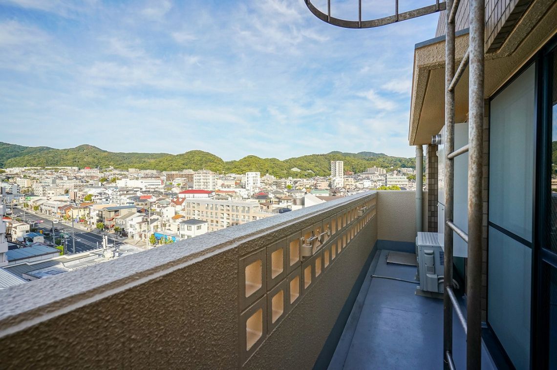 ライオンズマンション須磨マリンビューバルコニー