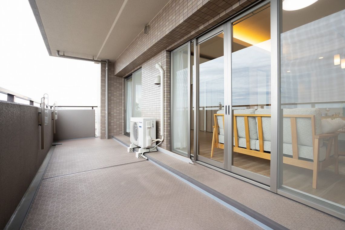 サーパス福富公園バルコニー