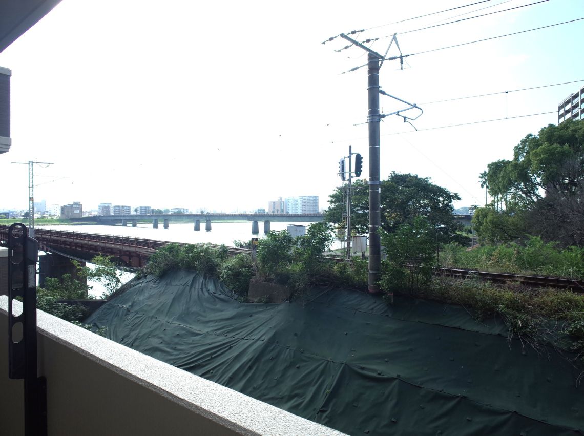 コアマンション橘公園リバーステージバルコニー