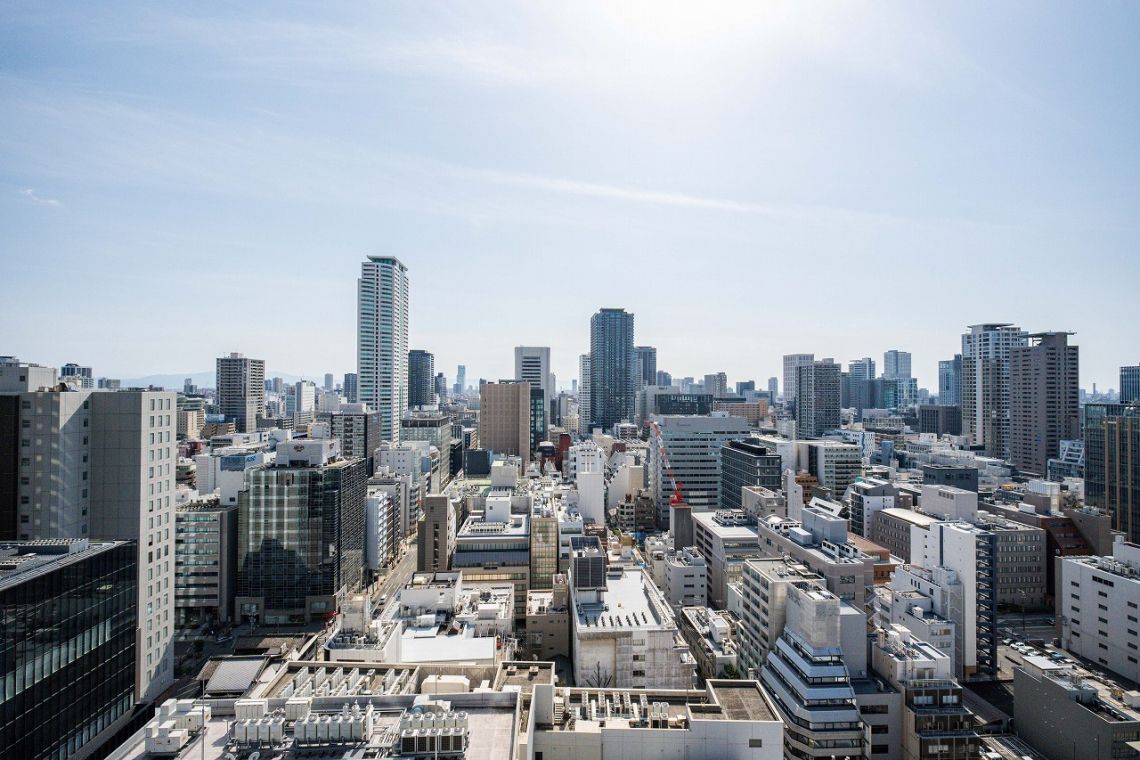 プラウドタワー北浜バルコニー