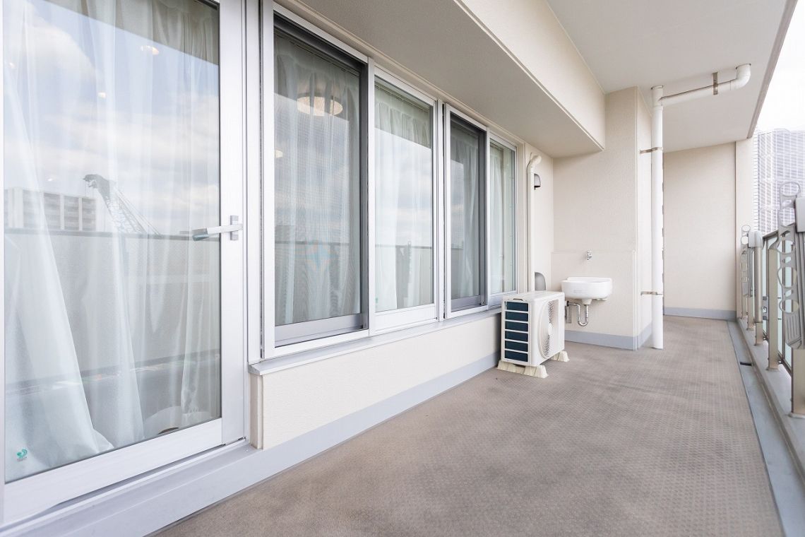 Ｄ´クラディア住吉リバーシーンバルコニー