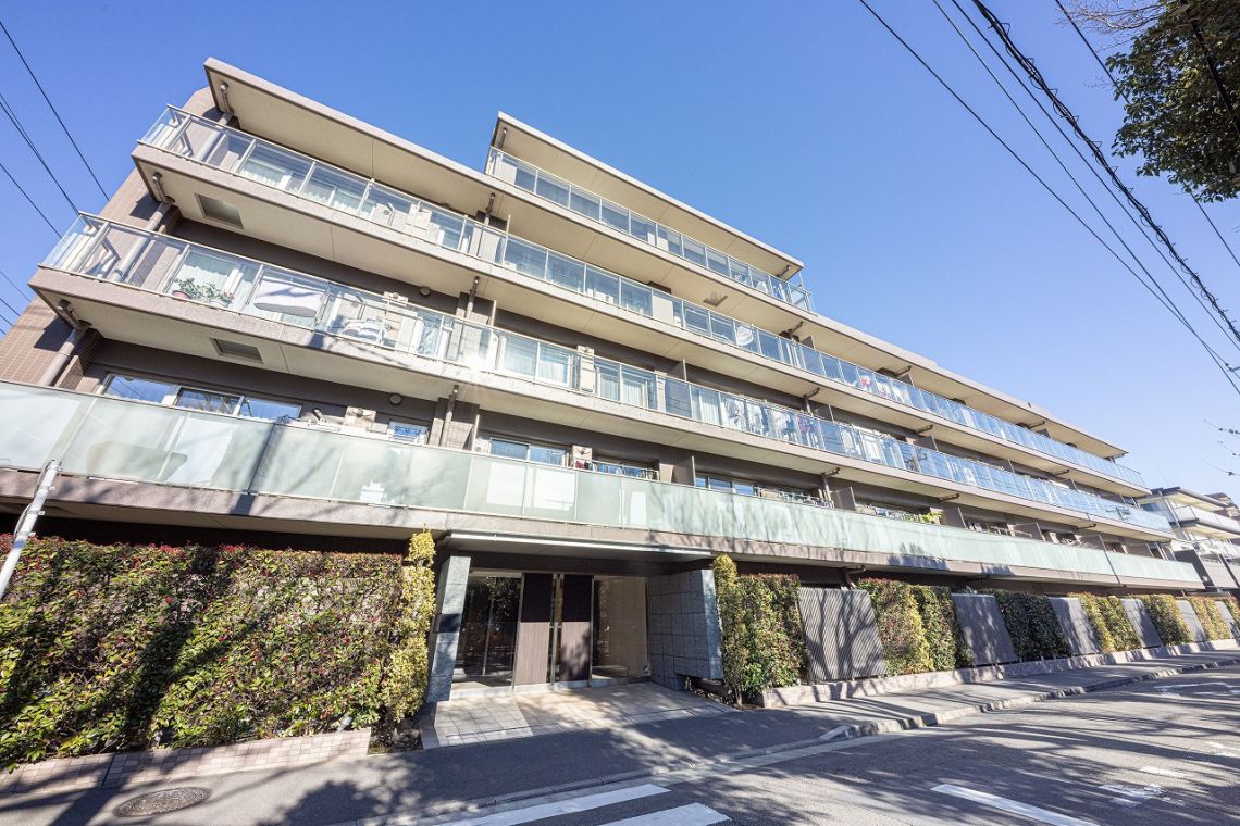 パークホームズ調布スクエアガーデン現地外観写真