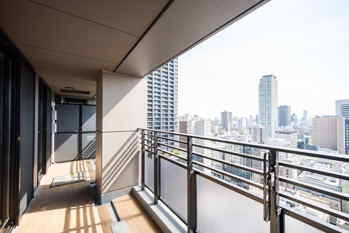 プラウドタワー北浜バルコニー