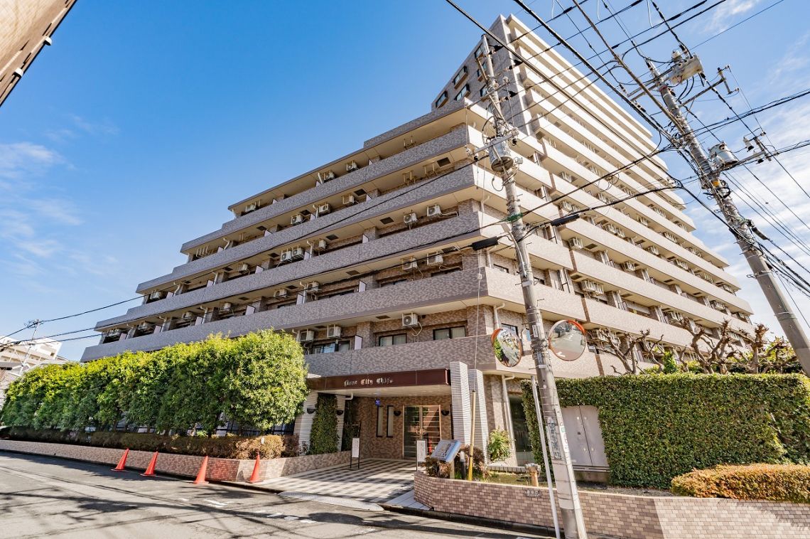 ライオンズシティ調布現地外観写真