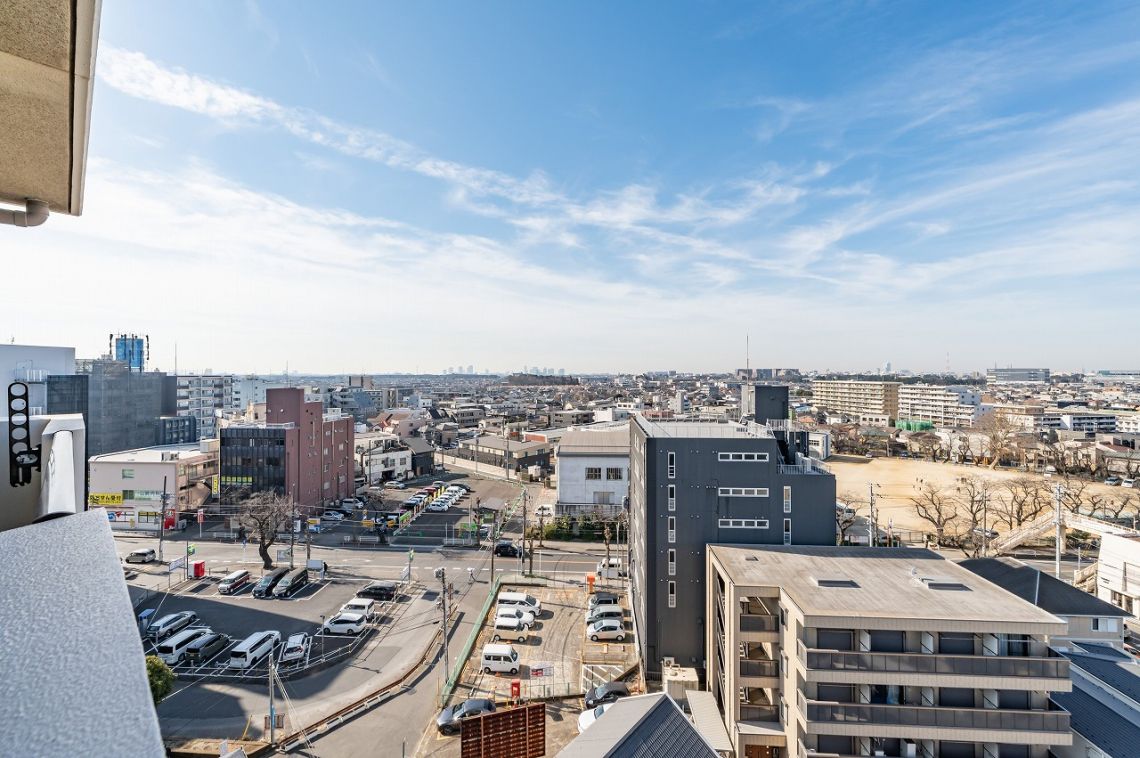 ライオンズマンション八千代台駅前バルコニー